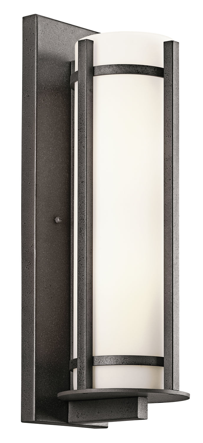 Kichler 49120AVI Two Light Outdoor Wall Mount, Anvil Iron Finish - LightingWellCo