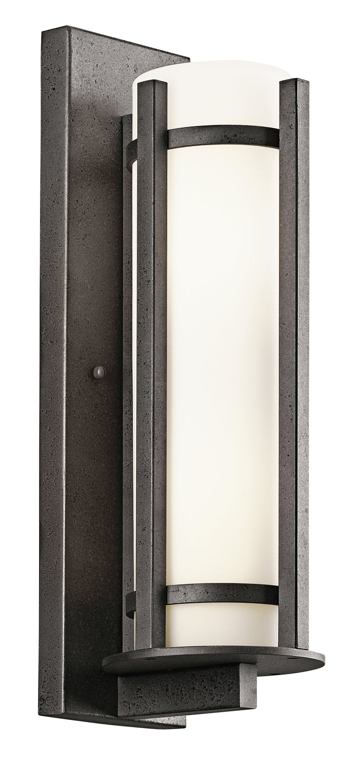 Kichler 49122AVI Three Light Outdoor Wall Mount, Anvil Iron Finish - LightingWellCo