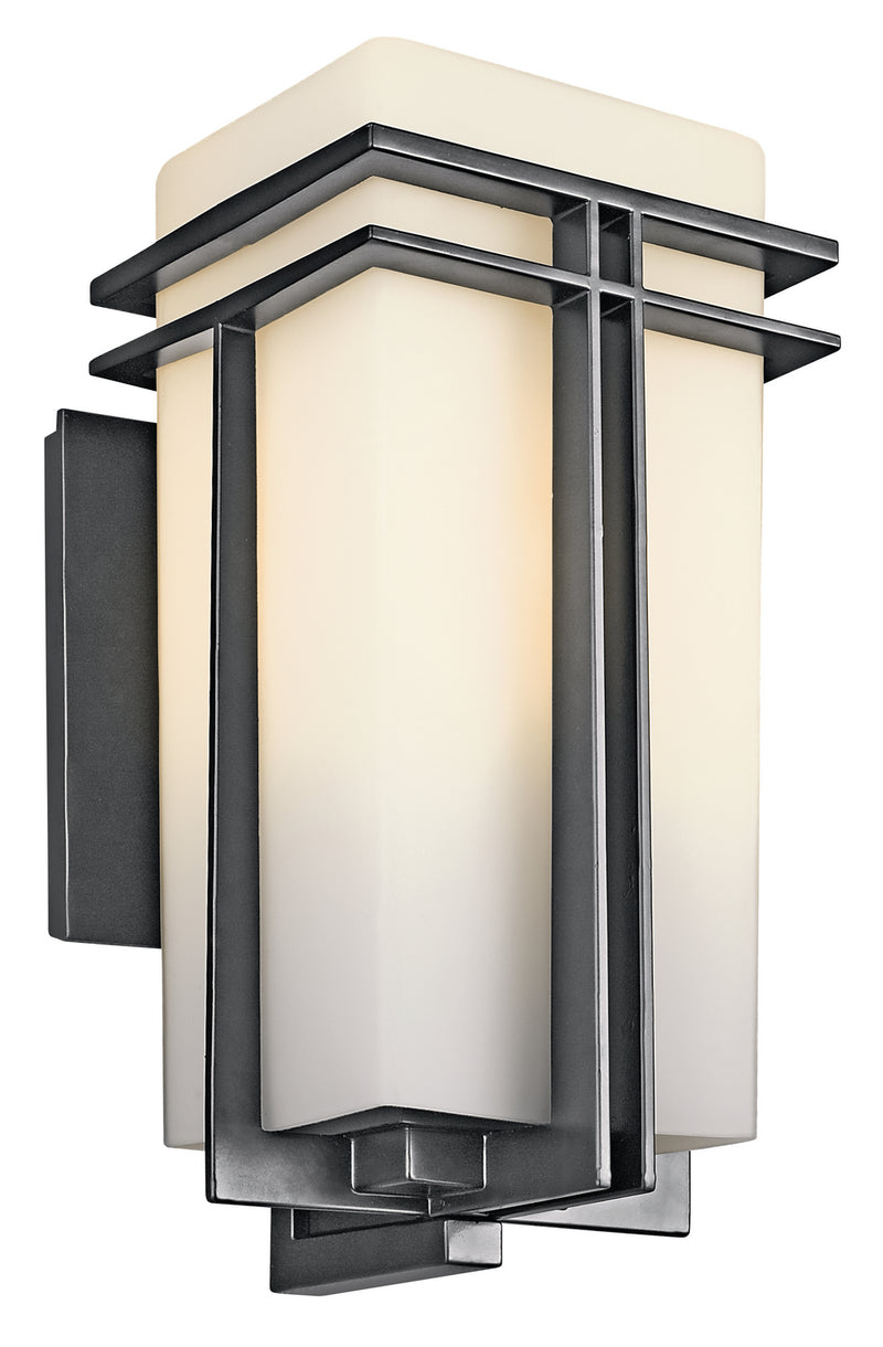 Kichler 49202BK One Light Outdoor Wall Mount, Black Finish - LightingWellCo