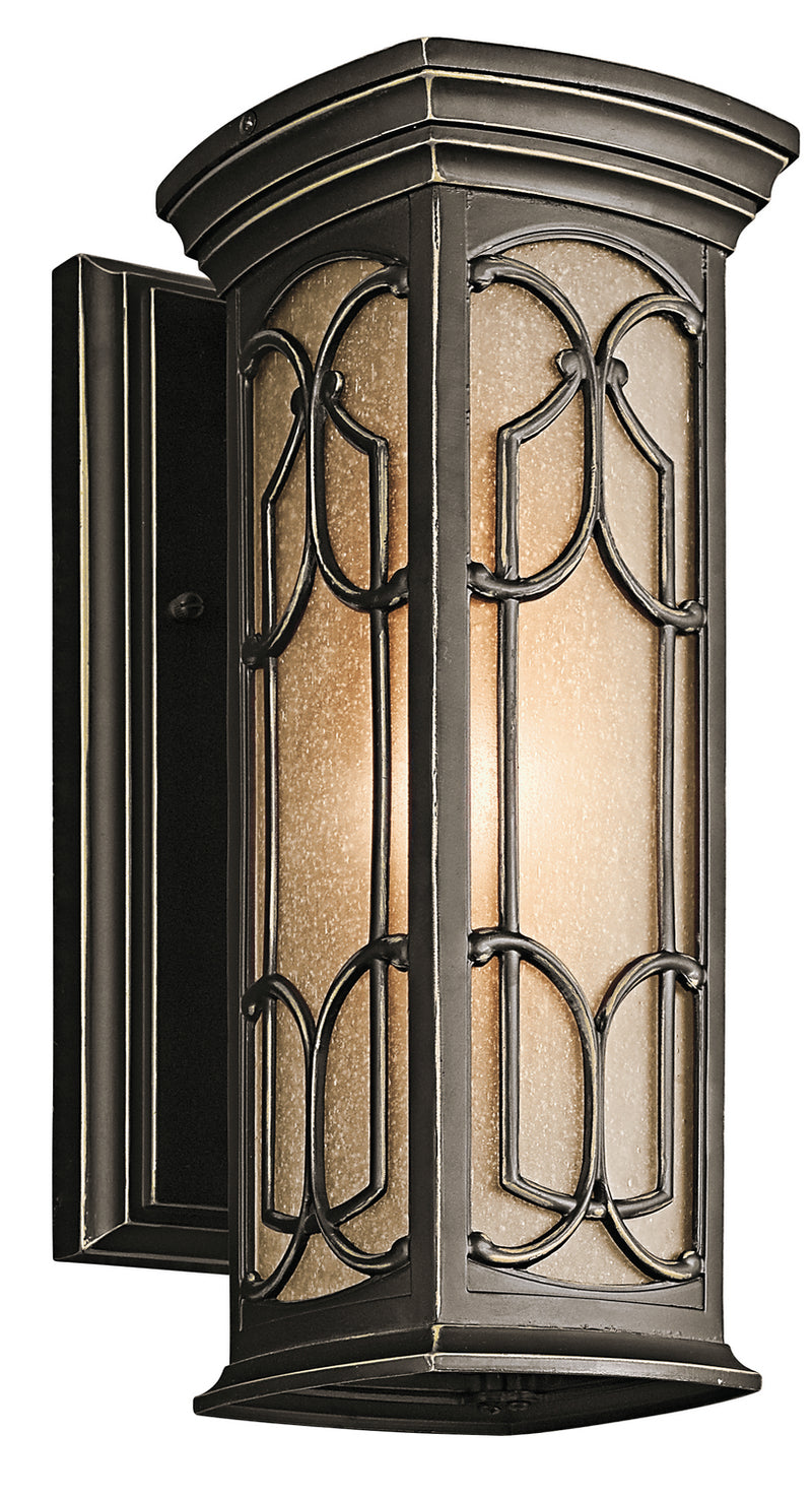 Kichler 49226OZ One Light Outdoor Wall Mount, Olde Bronze Finish - LightingWellCo