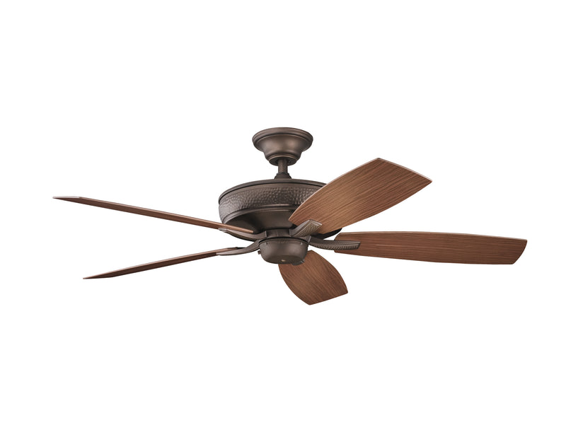 Kichler 310103WCP 52``Ceiling Fan, Weathered Copper Powder Coat Finish - LightingWellCo