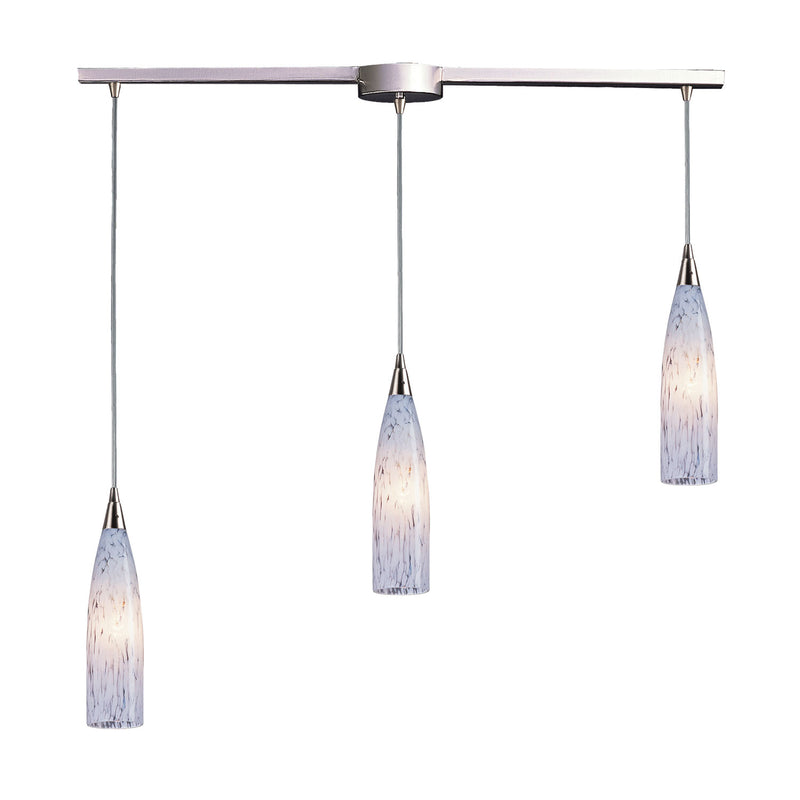 ELK Home 501-3L-SW Three Light Pendant, Satin Nickel Finish - At LightingWellCo