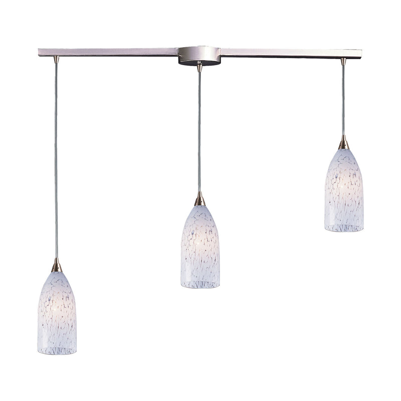 ELK Home 502-3L-SW Three Light Pendant, Satin Nickel Finish - At LightingWellCo