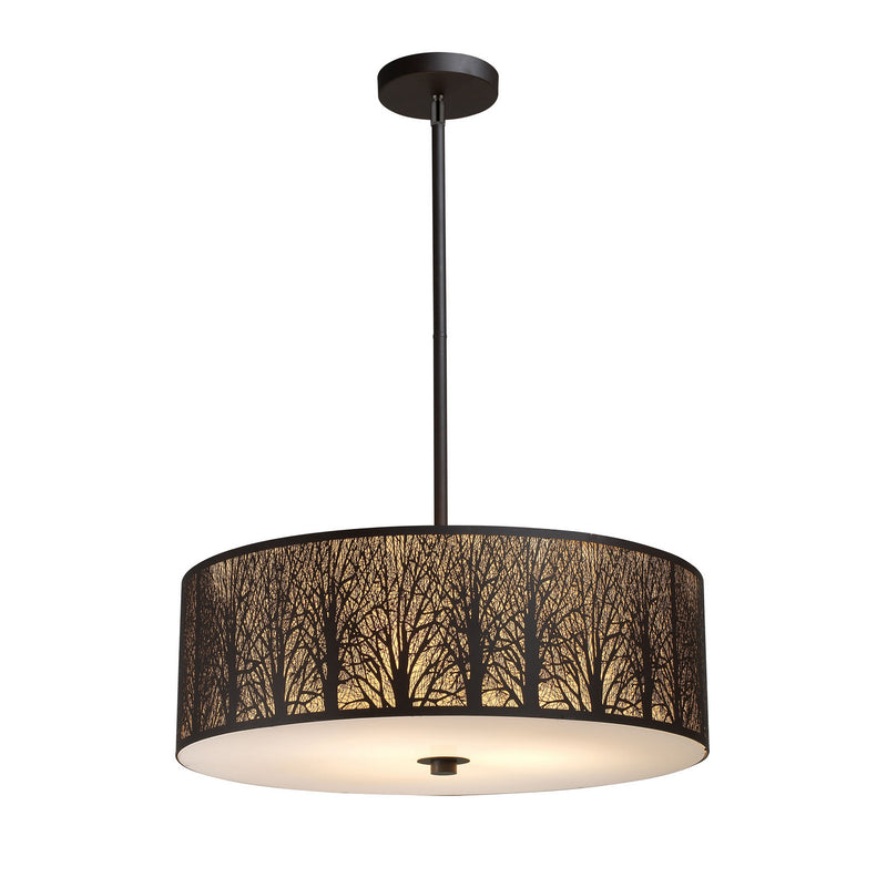 ELK Home 31075/5 Five Light Chandelier, Aged Bronze Finish - At LightingWellCo