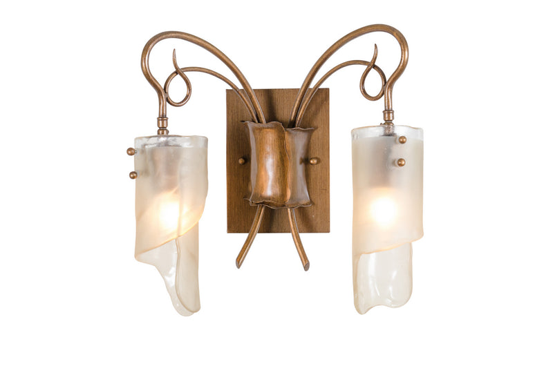 Varaluz 126B02HO Two Light Bath, Hammered Ore Finish - LightingWellCo