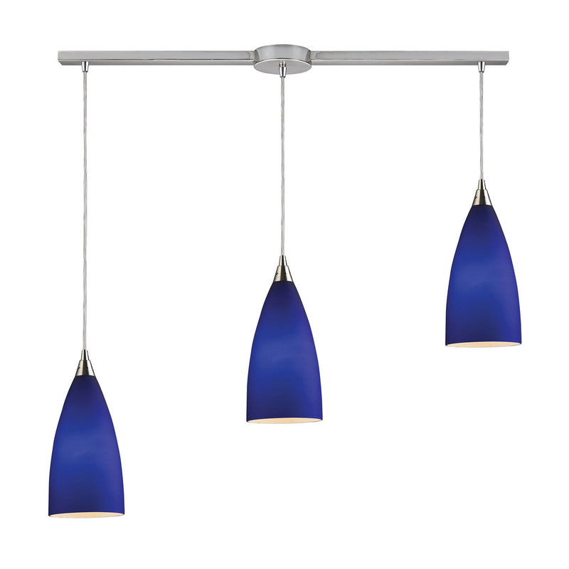 ELK Home 2581/3L Three Light Pendant, Satin Nickel Finish - At LightingWellCo