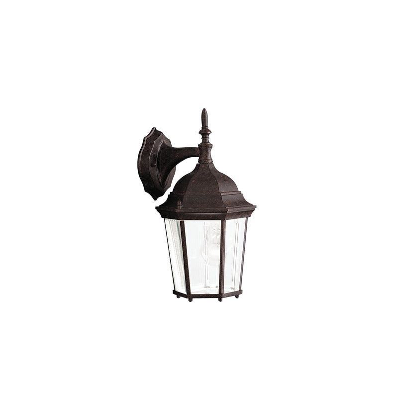 Kichler 9650TZ One Light Outdoor Wall Mount, Tannery Bronze Finish - LightingWellCo