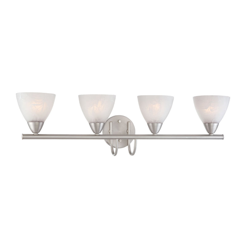 ELK Home 190018117 Four Light Wall Lamp, Matte Nickel Finish - At LightingWellCo