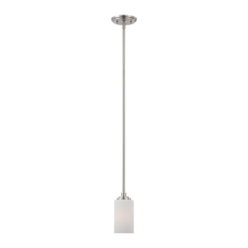 ELK Home 190060217 One Light Mini Pendant, Brushed Nickel Finish - At LightingWellCo