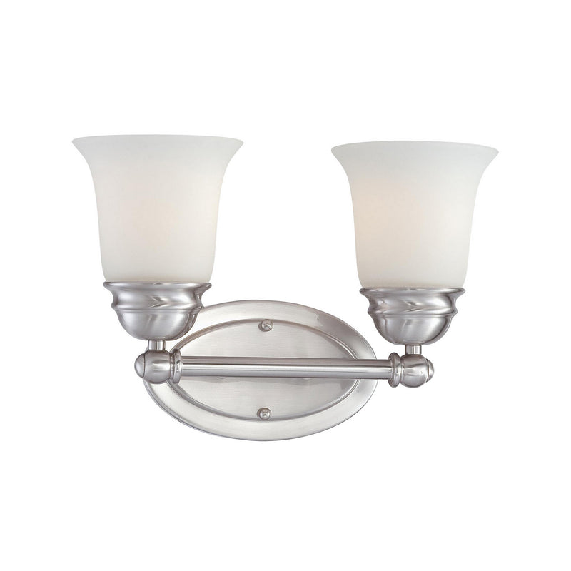 ELK Home SL714278 Two Light Wall Sconce, Brushed Nickel Finish - At LightingWellCo