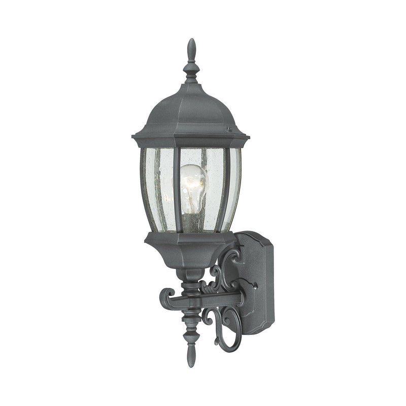 ELK Home SL92257 One Light Wall Sconce, Black Finish - At LightingWellCo