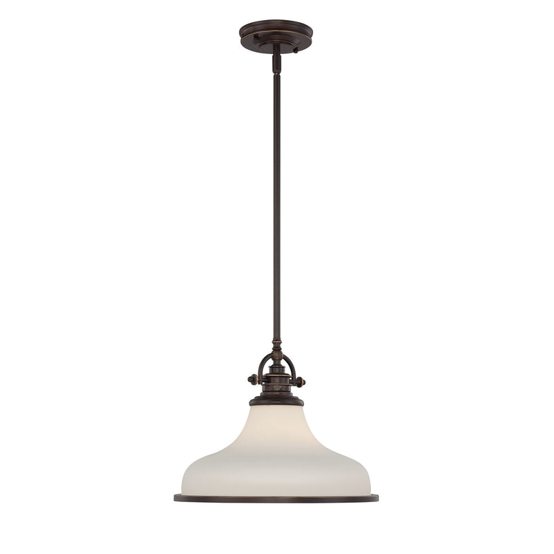 Quoizel GRT2814PN One Light Pendant, Palladian Bronze Finish - LightingWellCo