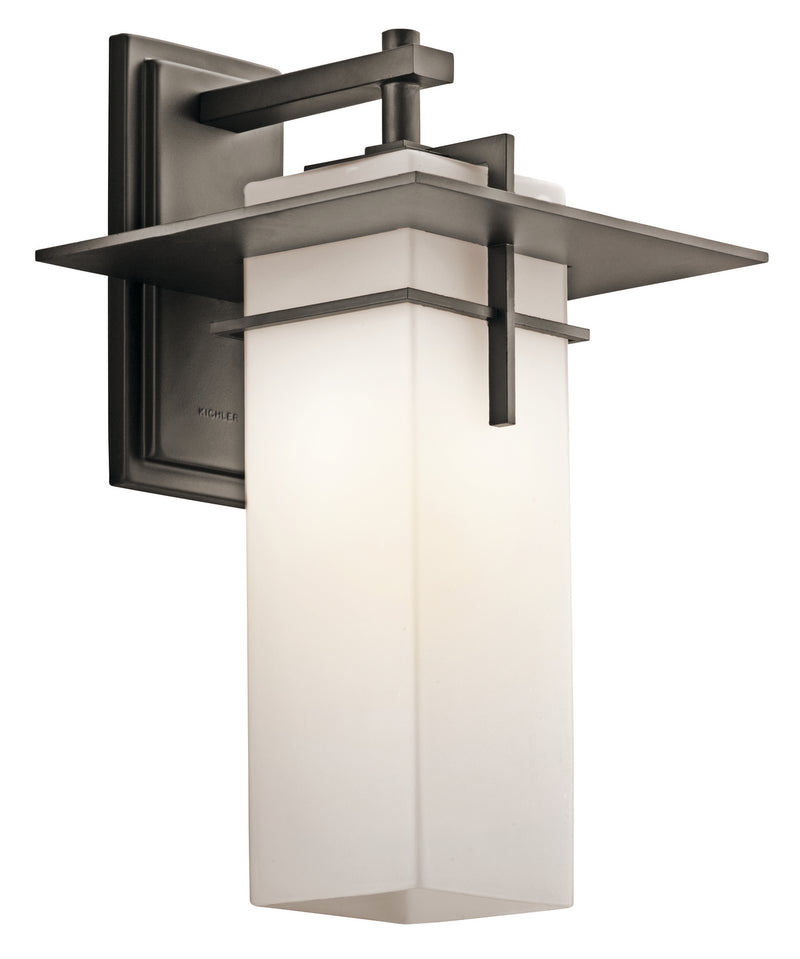 Kichler 49644OZ One Light Outdoor Wall Mount, Olde Bronze Finish - LightingWellCo