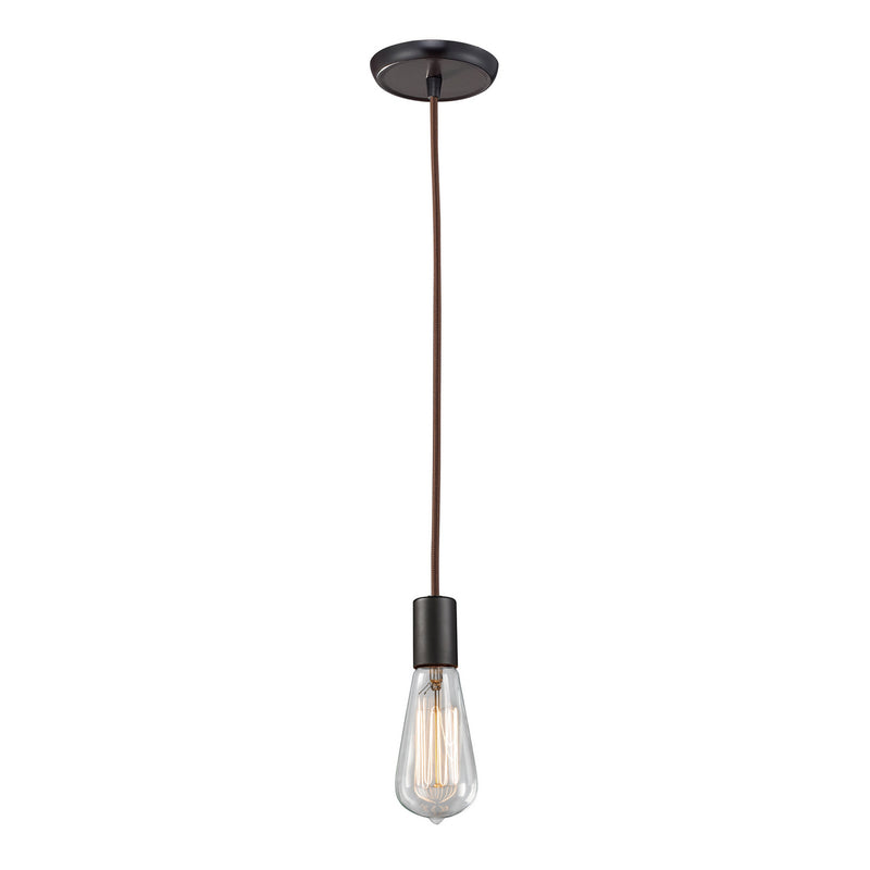 ELK Home 60046-1 One Light Mini Pendant, Oiled Bronze Finish - At LightingWellCo