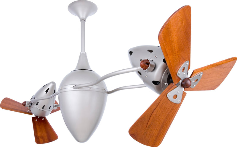 Matthews Fan Company Ar Ruthiane AR-BN-WD Ceiling Fan, Brushed Nickel Finish - LightingWellCo