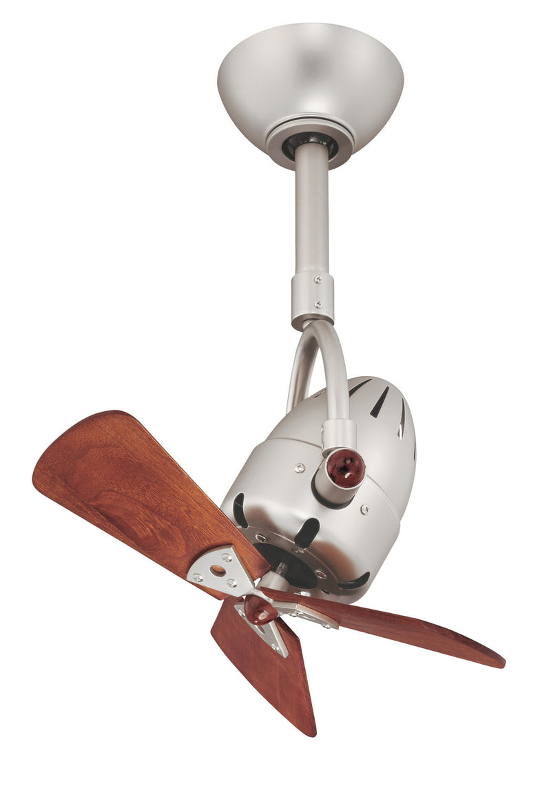 Matthews Fan Company Diane DI-BN-WD 16``Ceiling Fan, Brushed Nickel Finish - LightingWellCo