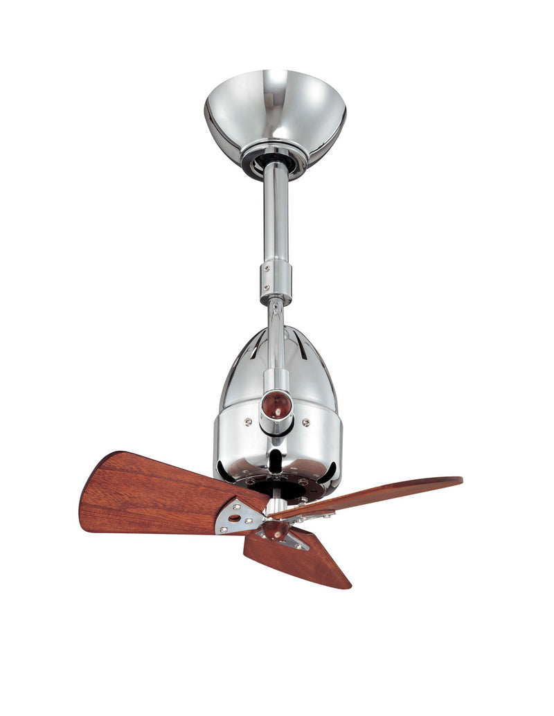 Matthews Fan Company Diane DI-CR-WD 16``Ceiling Fan, Polished Chrome Finish - LightingWellCo