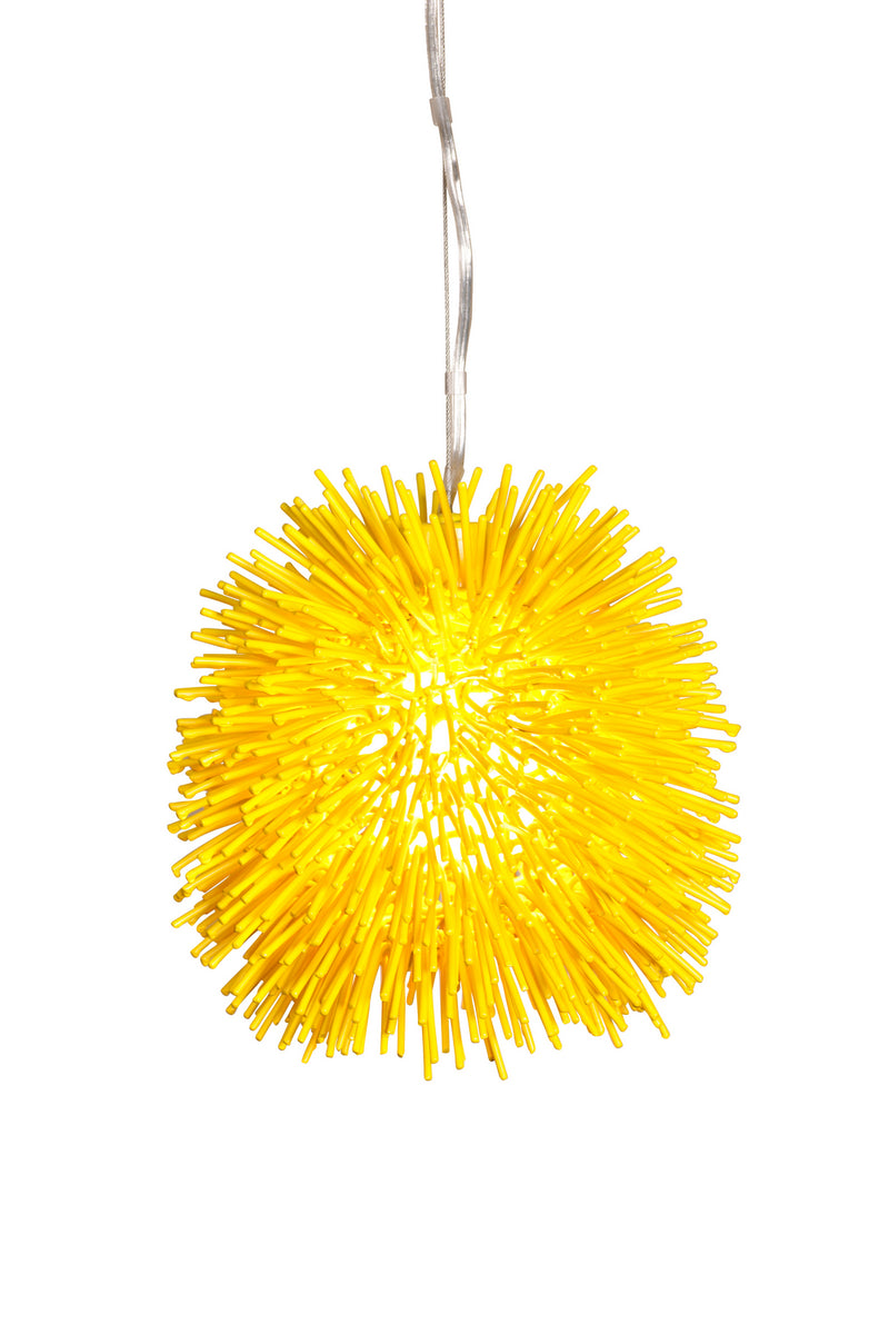 Varaluz 169M01YE One Light Mini Pendant, Un-Mellow Yellow Finish - LightingWellCo