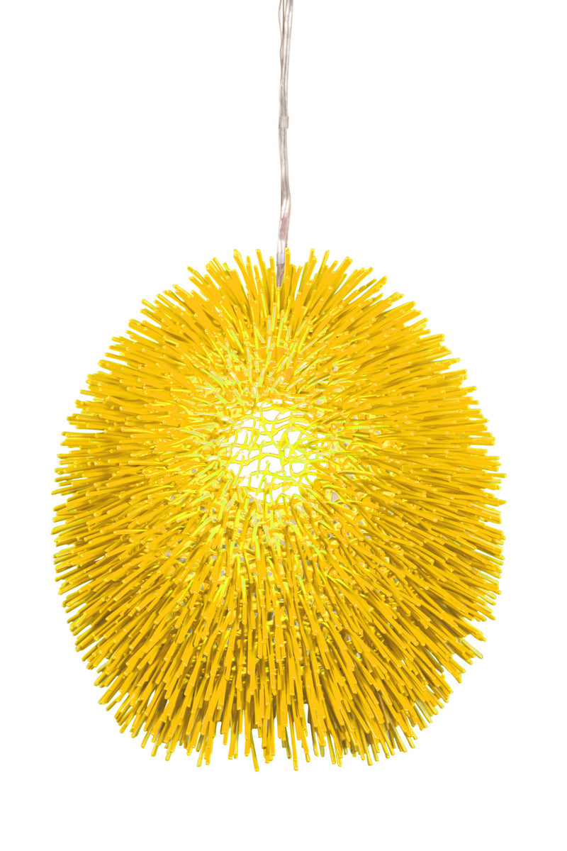 Varaluz 169P01YE One Light Pendant, Un-Mellow Yellow Finish - LightingWellCo