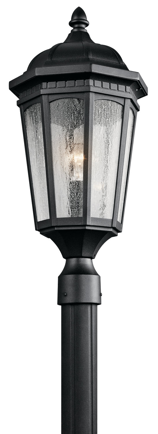 Kichler 9532BKT One Light Outdoor Post Mount, Textured Black Finish - LightingWellCo