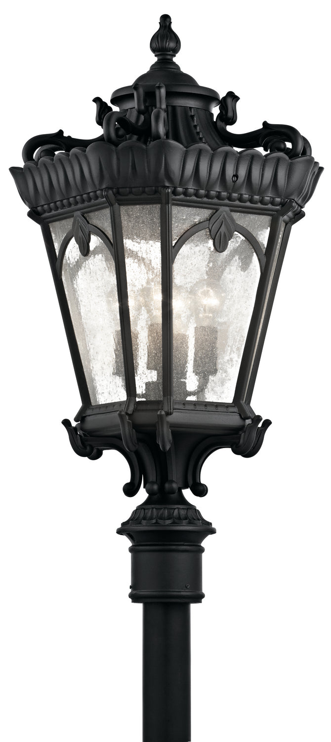 Kichler 9565BKT Four Light Outdoor Post Mount, Textured Black Finish - LightingWellCo