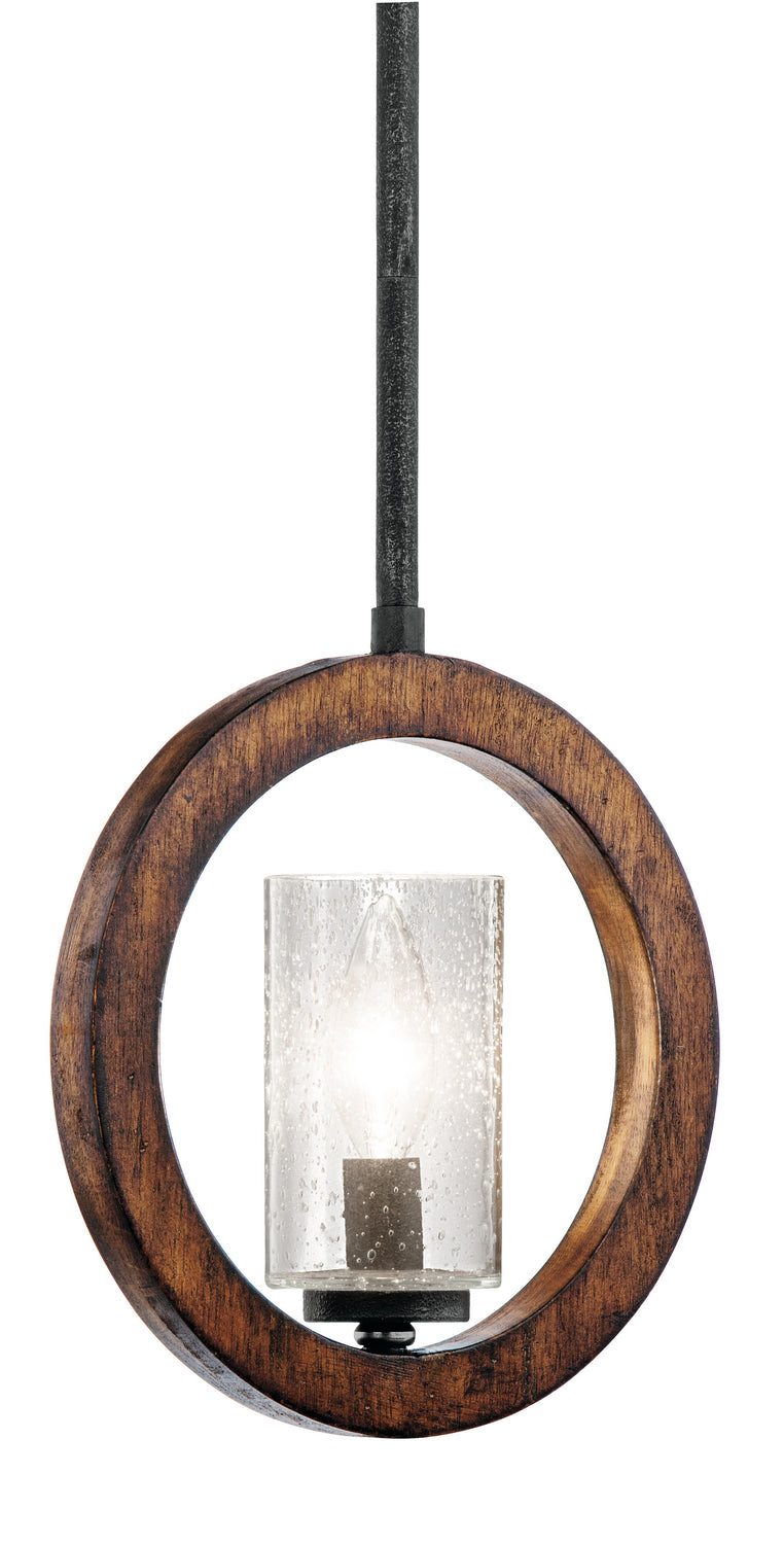 Kichler 43189AUB One Light Mini Pendant/Wall Mount, Auburn Stained Finish Finish - LightingWellCo