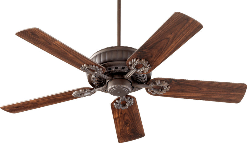 Quorum 35525-86 52``Ceiling Fan, Oiled Bronze Finish - LightingWellCo