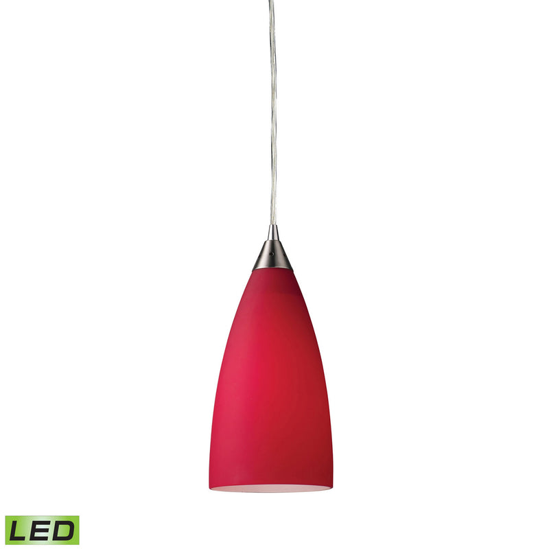 ELK Home 2583/1-LED LED Mini Pendant, Satin Nickel Finish-LightingWellCo