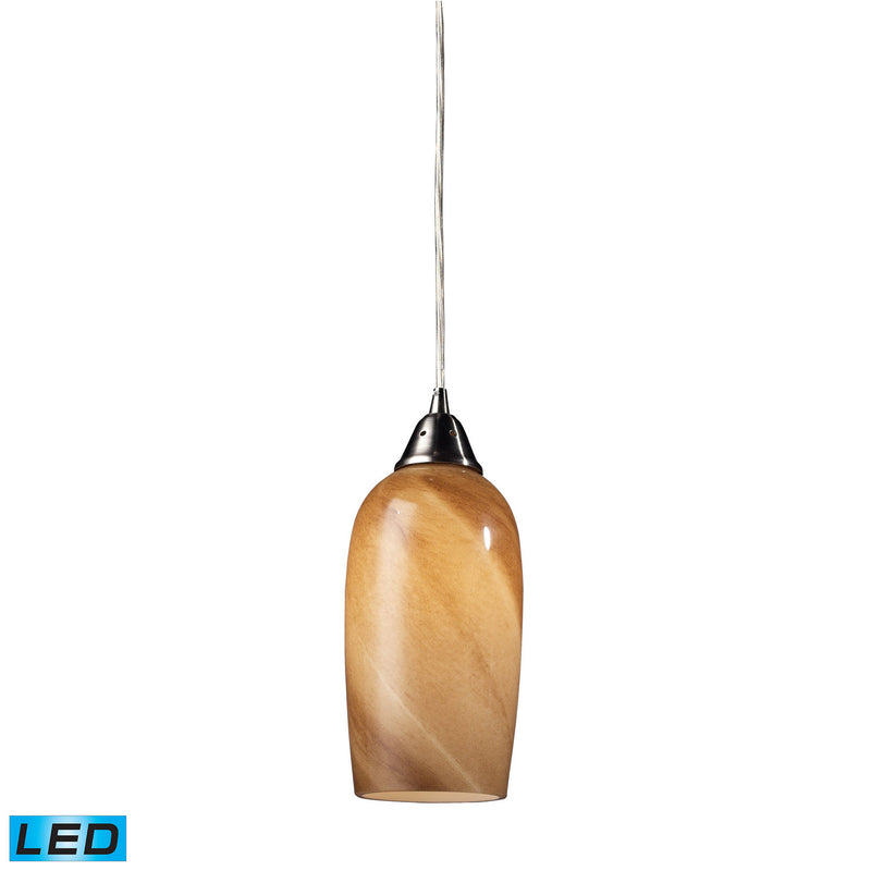 ELK Home 31137/1-LED LED Mini Pendant, Satin Nickel Finish-LightingWellCo