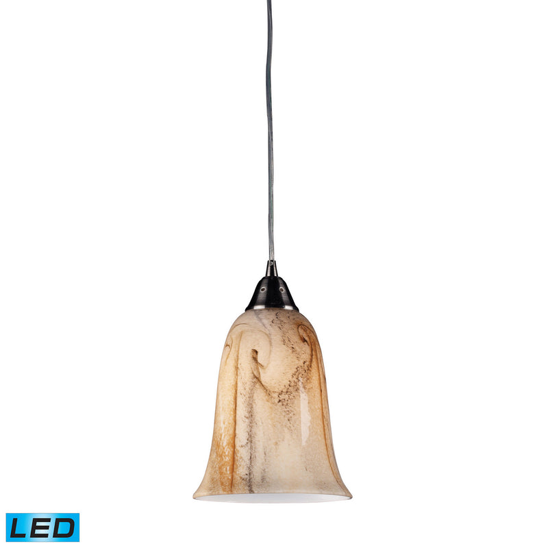ELK Home 31138/1-LED LED Mini Pendant, Satin Nickel Finish-LightingWellCo