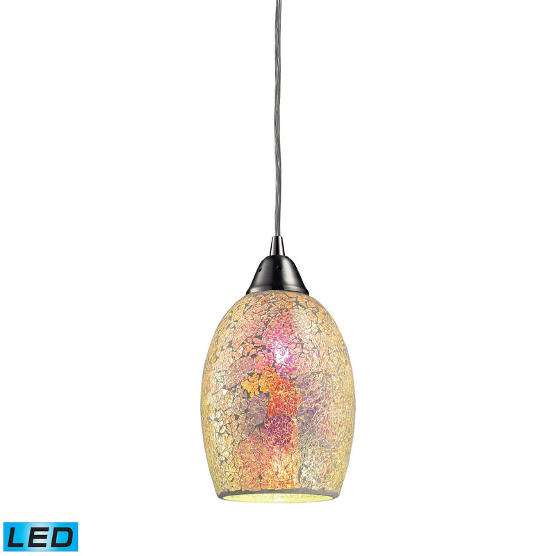 ELK Home 73041-1-LED LED Mini Pendant, Satin Nickel Finish-LightingWellCo