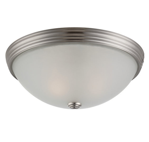 Savoy House Flush Mount 6-780-13-SN Two Light Flush Mount, Satin Nickel Finish - LightingWellCo