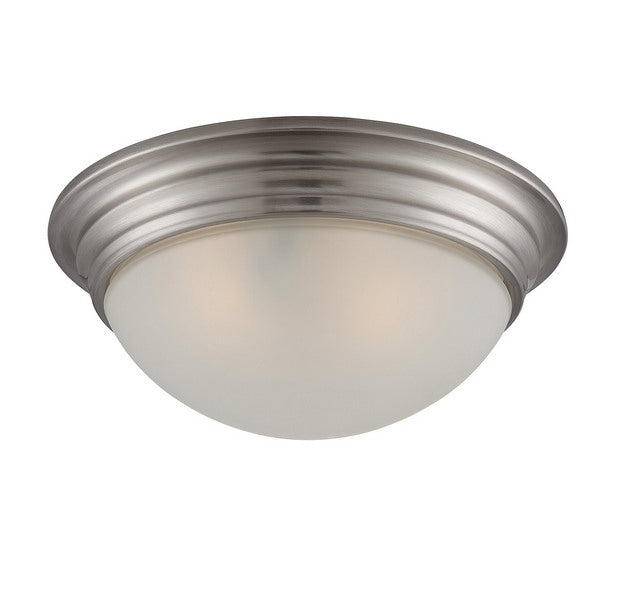 Savoy House Flush Mount 6-782-11-SN Two Light Flush Mount, Satin Nickel Finish - LightingWellCo