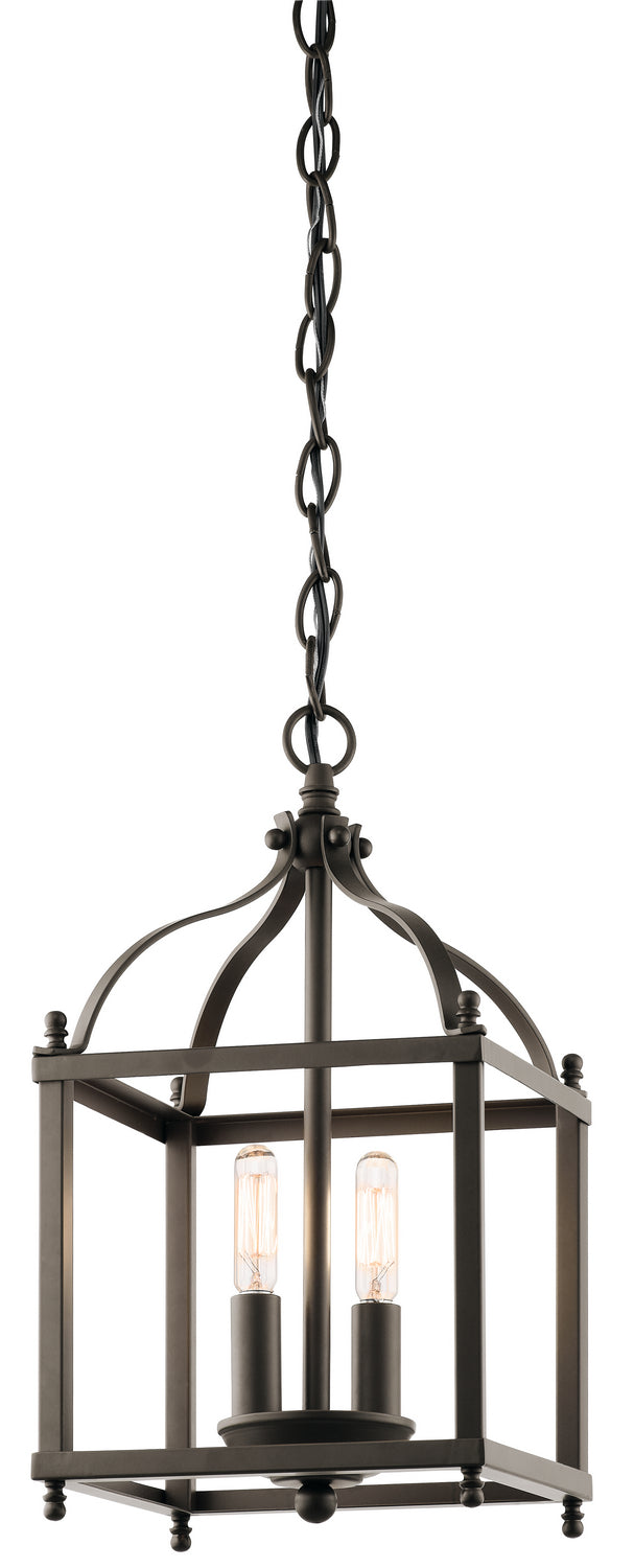 Kichler 42565OZ Two Light Pendant, Olde Bronze Finish - LightingWellCo