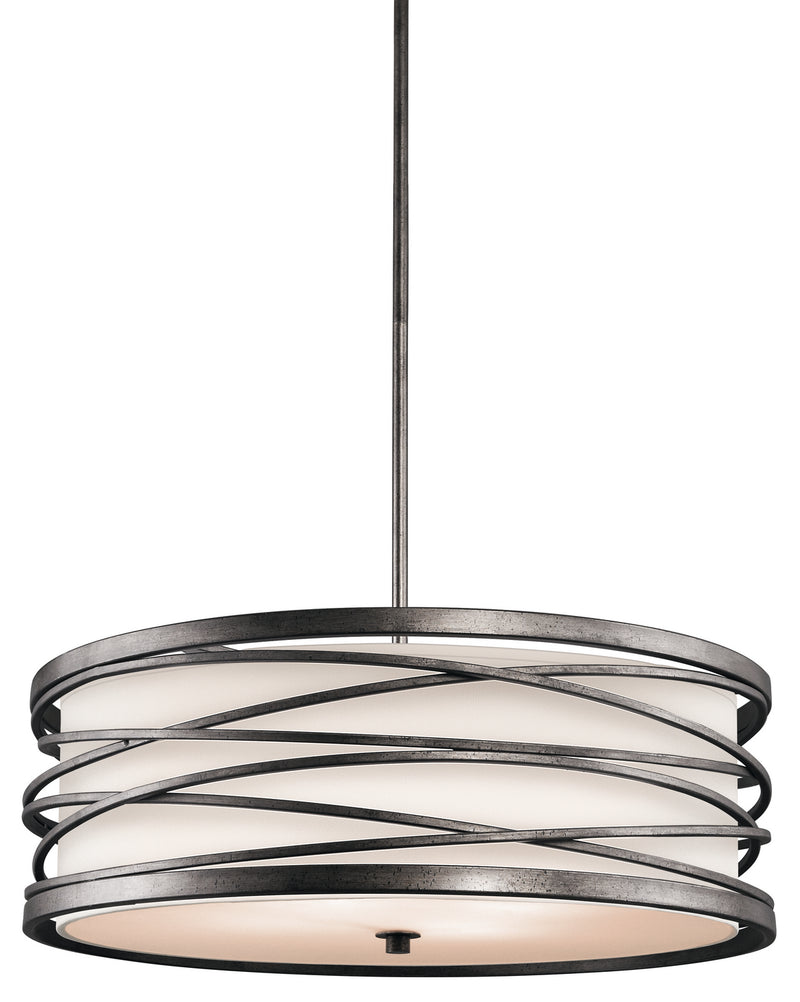 Kichler 42465WMZ Four Light Chandelier, Warm Bronze Finish - LightingWellCo