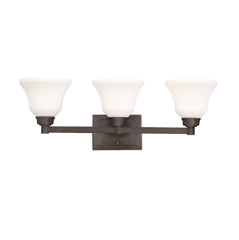 Kichler 5390OZ Three Light Bath, Olde Bronze Finish - LightingWellCo