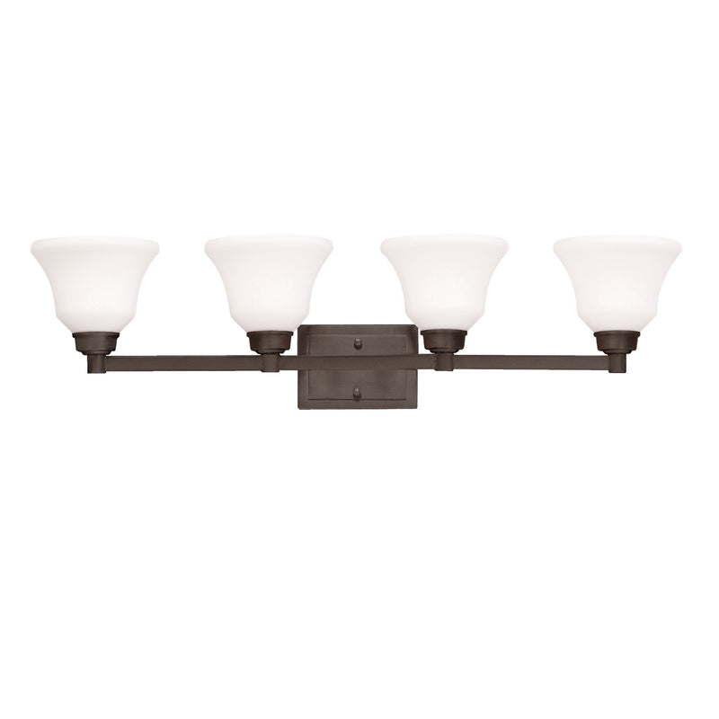 Kichler 5391OZ Four Light Bath, Olde Bronze Finish - LightingWellCo