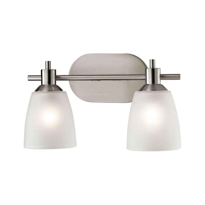 ELK Home 1302BB/20 Two Light Bath Bar, Brushed Nickel Finish - At LightingWellCo