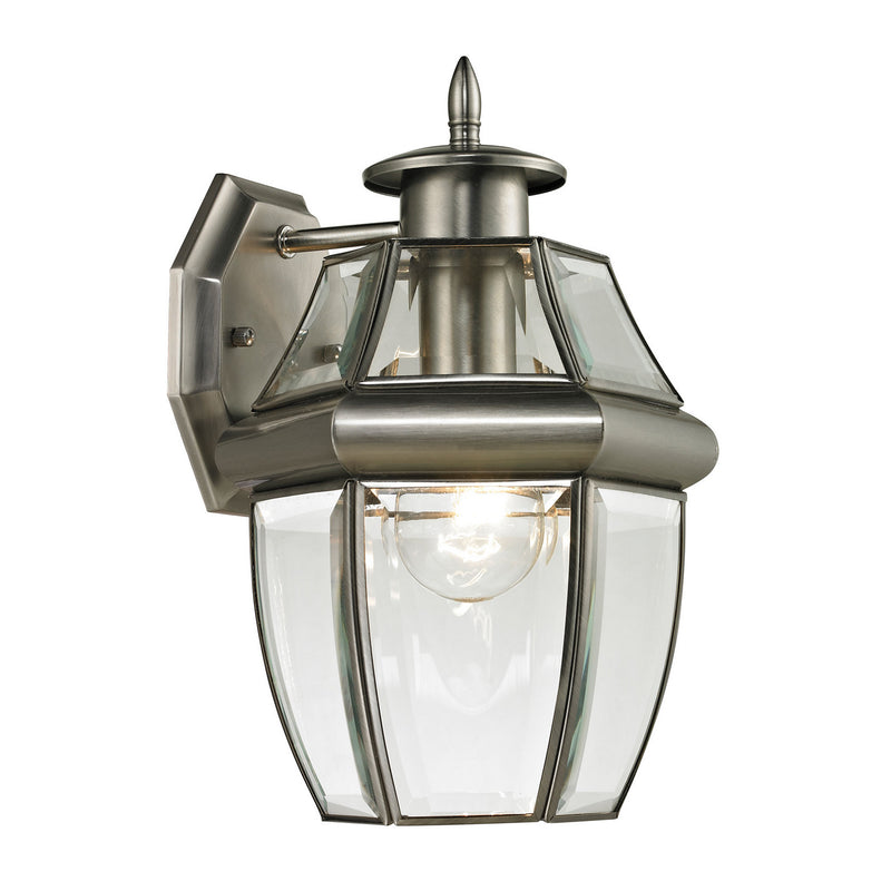 ELK Home 8601EW/80 One Light Wall Sconce, Antique Nickel Finish - At LightingWellCo