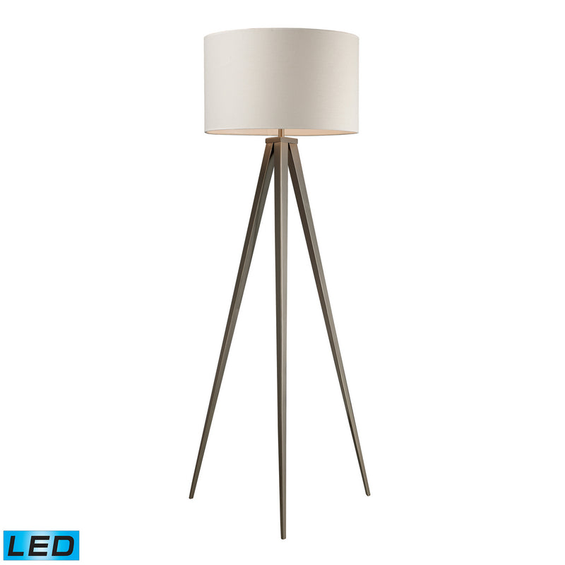 ELK Home D2121-LED LED Floor Lamp, Satin Nickel Finish - At LightingWellCo