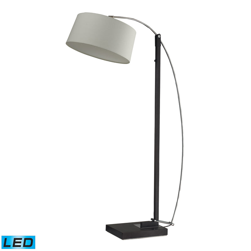 ELK Home D2183-LED LED Floor Lamp, Dark Brown Finish - At LightingWellCo