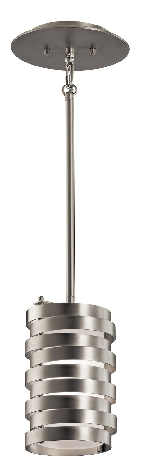 Kichler 43304NI One Light Mini Pendant, Brushed Nickel Finish - LightingWellCo