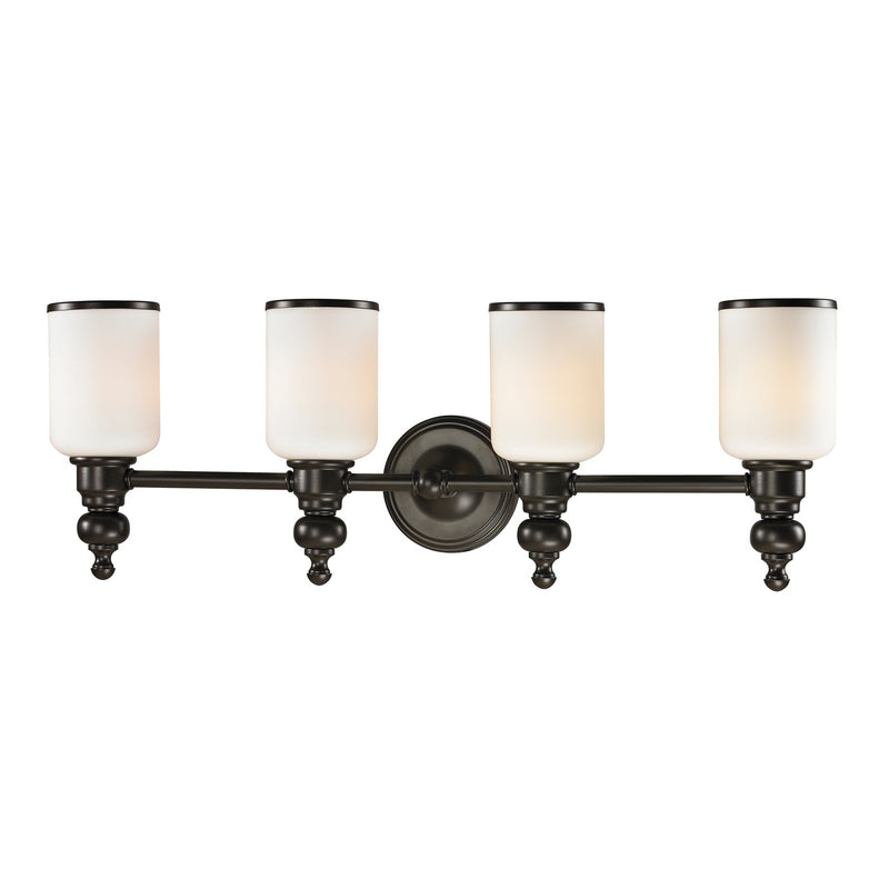 ELK Home 11593/4 Four Light Vanity, Oil Rubbed Bronze Finish - At LightingWellCo