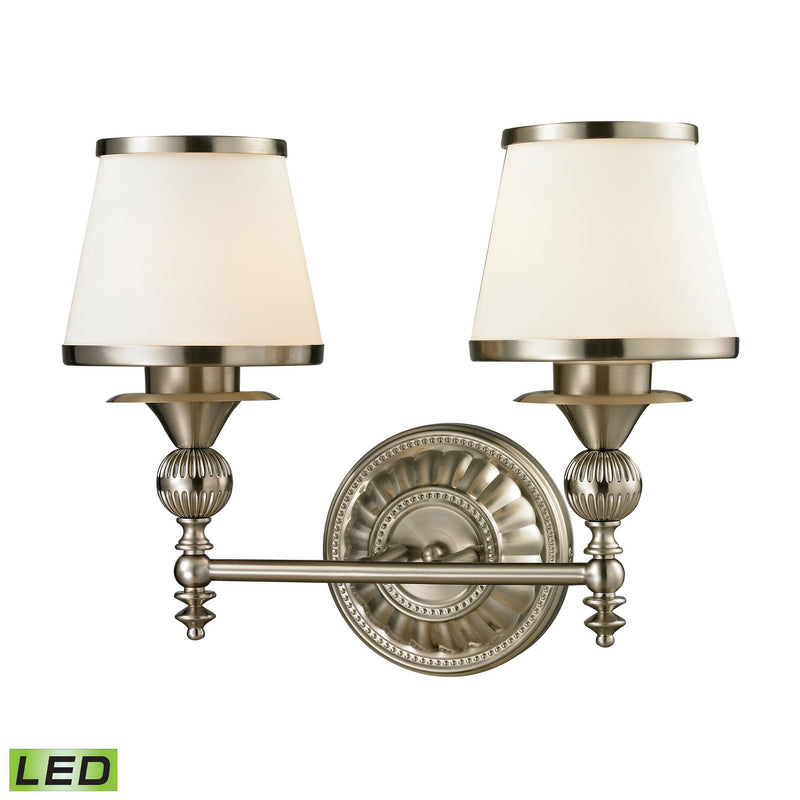 ELK Home 11601/2-LED LED Vanity Lamp, Brushed Nickel Finish - At LightingWellCo