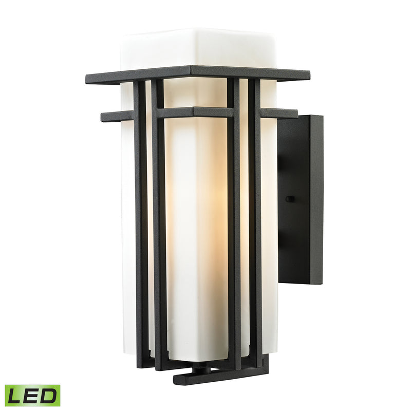 ELK Home 45086/1-LED LED Wall Sconce, Textured Matte Black Finish - At LightingWellCo