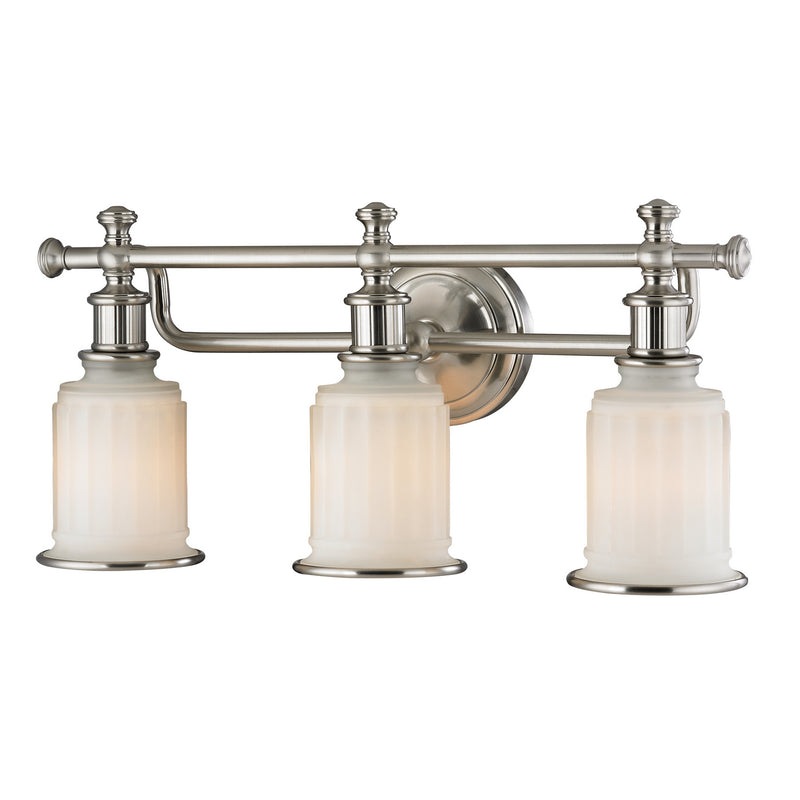 ELK Home 52002/3 Three Light Vanity, Brushed Nickel Finish - At LightingWellCo