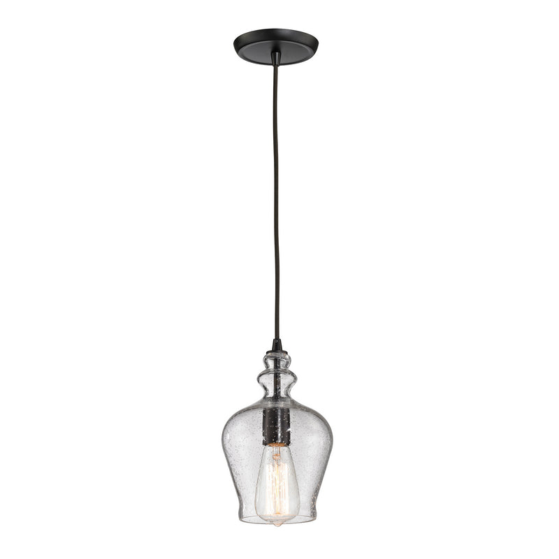 ELK Home 60066-1 One Light Mini Pendant, Oil Rubbed Bronze Finish-LightingWellCo