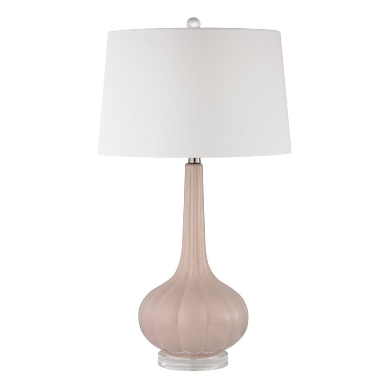 ELK Home D2459 One Light Table Lamp, Pink Finish-LightingWellCo