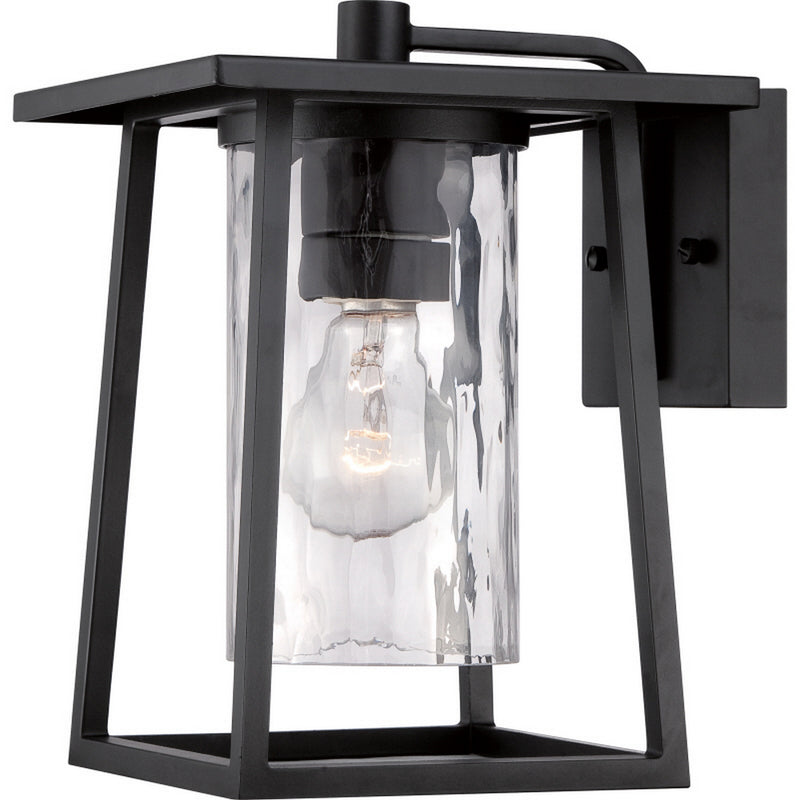 Quoizel LDG8408K One Light Outdoor Wall Lantern, Mystic Black Finish - LightingWellCo