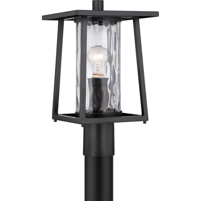 Quoizel LDG9009K One Light Outdoor Post Mount, Mystic Black Finish - LightingWellCo